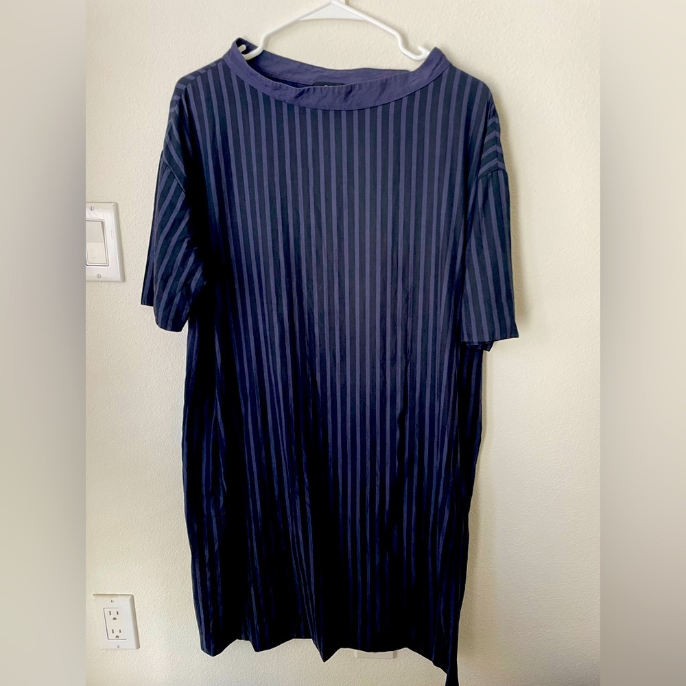 COS stripe shift dress
